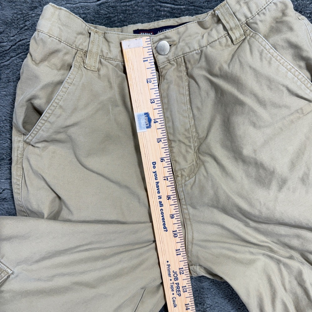 Faded Glory Cargo Pants‎ Boys 14 Barley Tan Fleece Lined - Picture 4 of 12